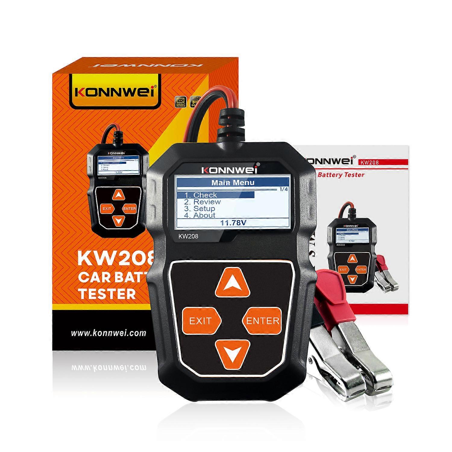Testeur De Batterie Automobile Kw208 12 V 100 À 2000 Cca Testeur De Circuit De Charge Et De Démarrage Analyseur De Batterie Outil Pour Batterie 12 Volts Bm550