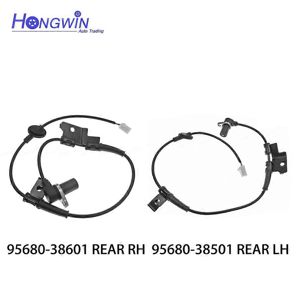 Capteur Abs De Vitesse De Roue Arrière Droit Et Gauche Compatible Avec Hyundai Sonata 2.4l 2.7l 2003 2004 2005 95680-38601 95680-38501 5s7800 Als1679 (arrière Droit Et Gauche)