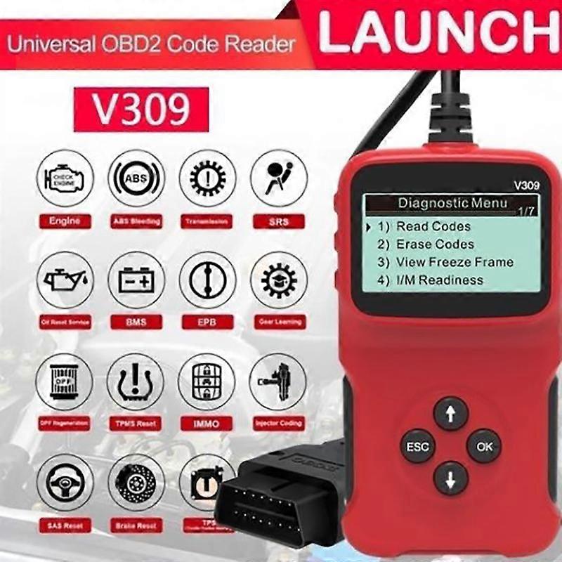 Scanner Eobd V309, Lecteur De Codes Et Testeur De Données, Outil De Diagnostic Automatique Pour Véhicules Citroën, Peugeot Et Renault.