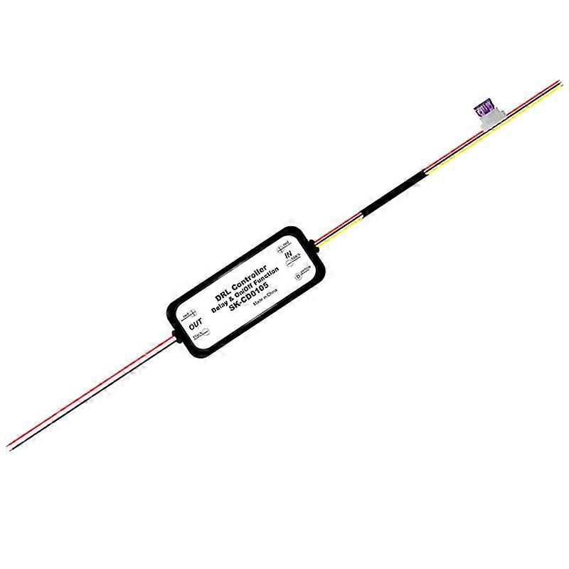 Faisceau De Relais Pour Feux De Jour À Led De Voiture Sunkia Avec Variateur Et Fonction Marche/arrêt 12-18 V 3 A, Contrôleur De Feux De Brouillard Automatiques Cd0105