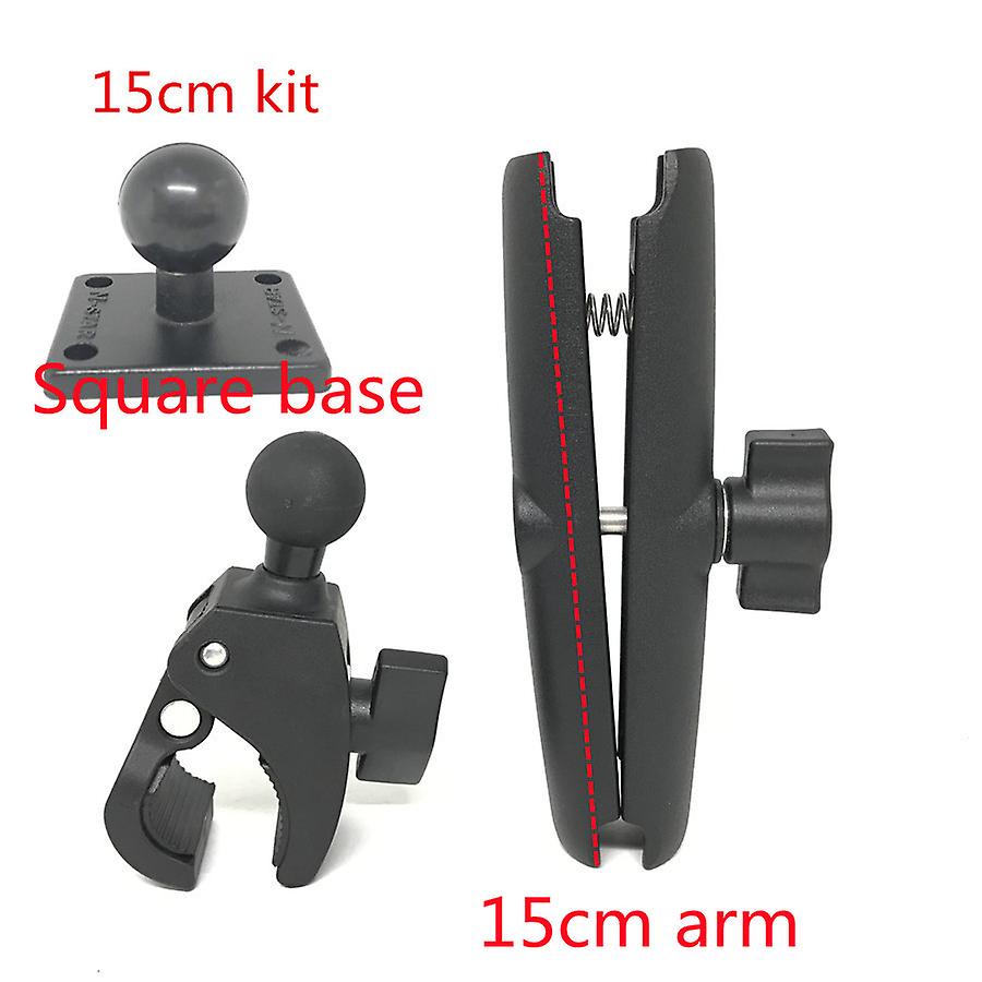 Support Tough-claw Avec Bras À Double Douille Et Adaptateur De Base Rond Pour Bras D'Extension De Fixation De 1 Pouce