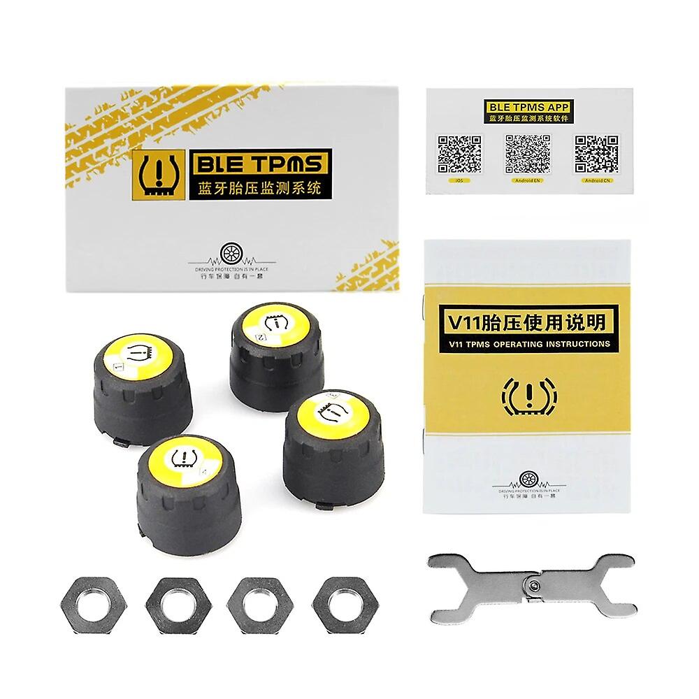 Système De Surveillance De La Pression Des Pneus Tpms (bluetooth 4.0 Pour Moto) - Nouveau Capteur D'Alarme De Pression Des Pneus Pour Moto
