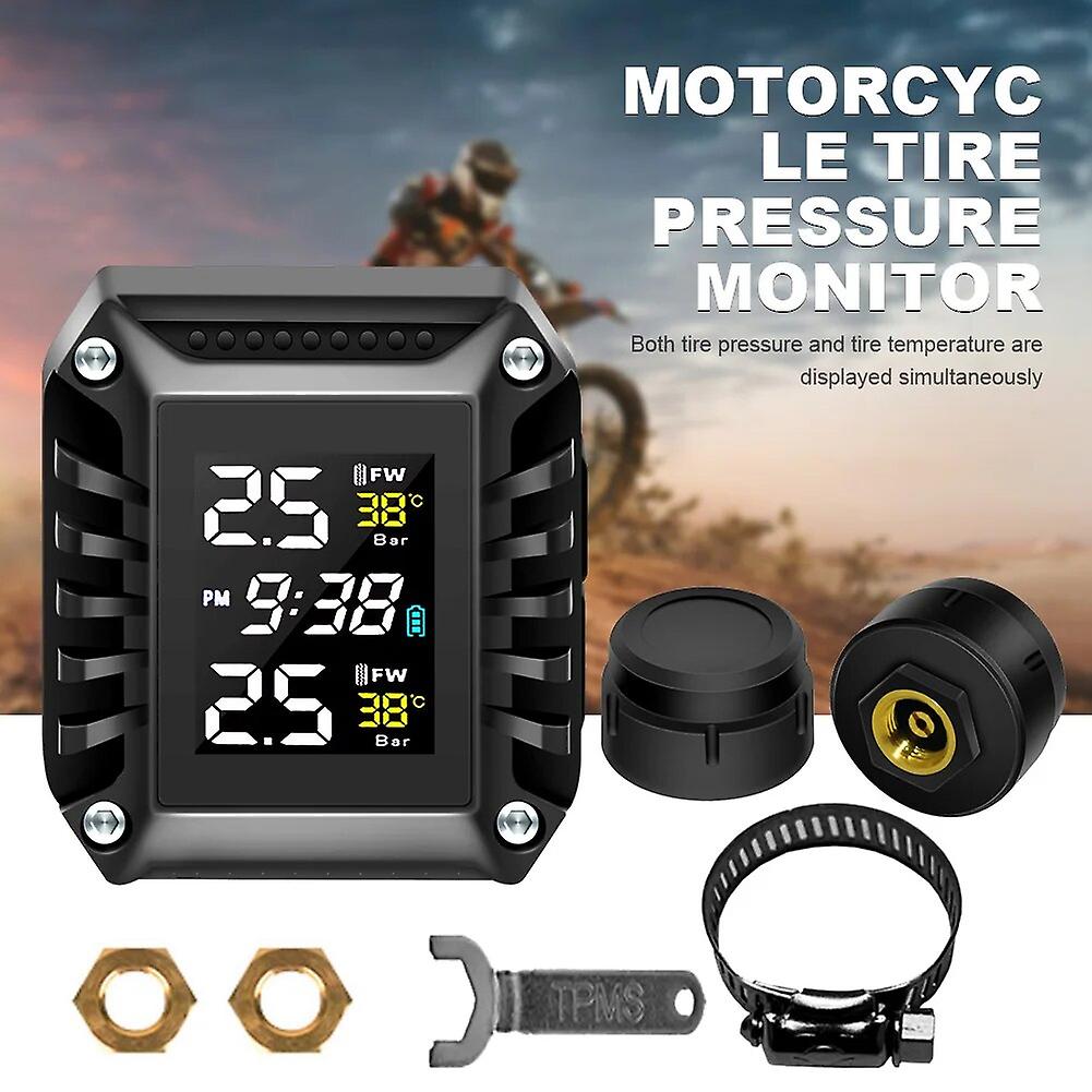 Système Portable De Surveillance De La Pression Des Pneus Avec Charge Magnétique Et Détecteur De Température Étanche Pour Véhicules Automobiles.