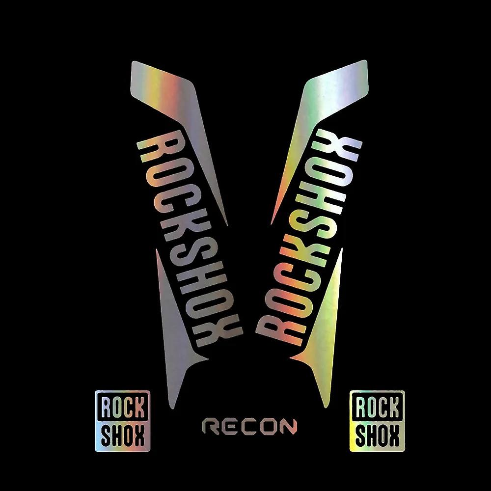 Autocollants Rockshox Recon Style Pour Fourche Avant De Vtt, Autocollants Pike 18 Cm X 8 Cm (18 Cm Laser)