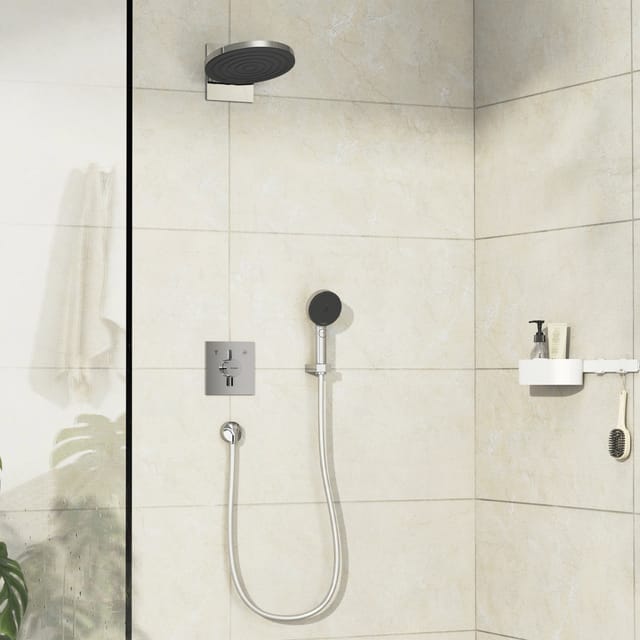 hansgrohe Mischer DuoTurn E UP, für 2 Verbraucher, chrom