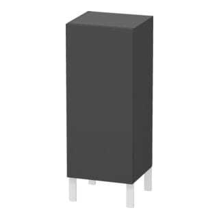Duravit Halbhochschrank L-Cube individual, Tür links, graphit matt