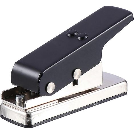 Plektrumstanzer (1 Stück) – Einfach Zu Bedienendes Stanzwerkzeug – Gitarrenzubehör – 12 X 4 Cm – Schwarz