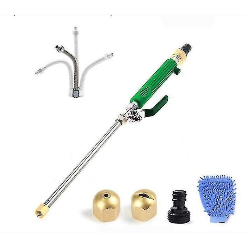 Set Mit 6 Hochdruck-spritzpistolen Für Garten- Und Auto-hochdruckreiniger (grün)