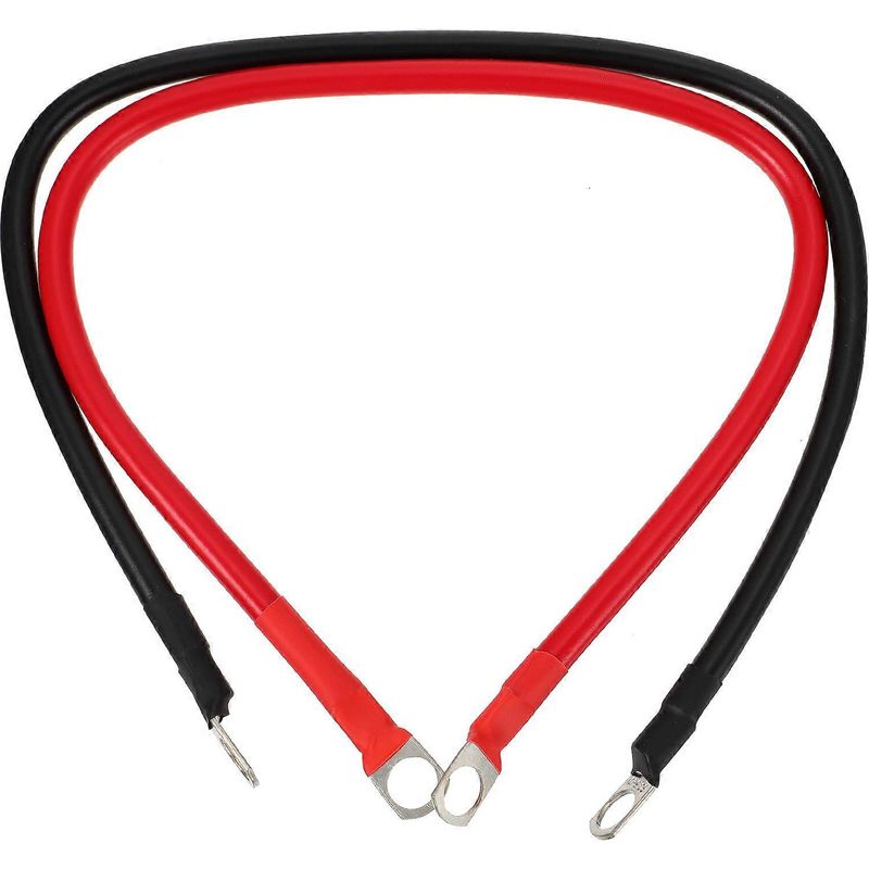 Set Mit 2 Batterie-massekabelklemmen Aus 2awg-vierkant-kupferdraht, 16–53,5 X 0,7 Cm