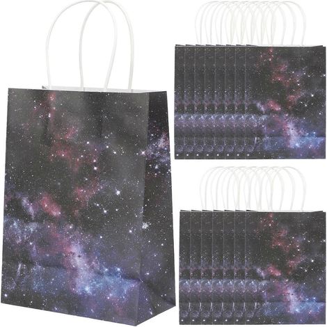 16 Geschenktüten Mit Sternenmuster Für Partys Und Besondere Anlässe. – 21 X 15 Cm