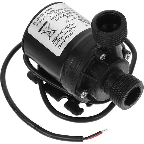 Bürstenloser 24-v-gleichstrom-tauchmotor, 800 L/h Förderleistung, 5 M Förderhöhe, Für Springbrunnen, Schwimmbäder, Solaranlagen Und Wasserkreislaufsysteme – Schwarz