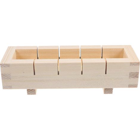 Rechteckige Sushi-form Aus Holz, Sushi-zubereitungsset, Diy-sushi-reisrollenformen, Küchenutensilien Zur Sushi-zubereitung (wie Abgebildet)