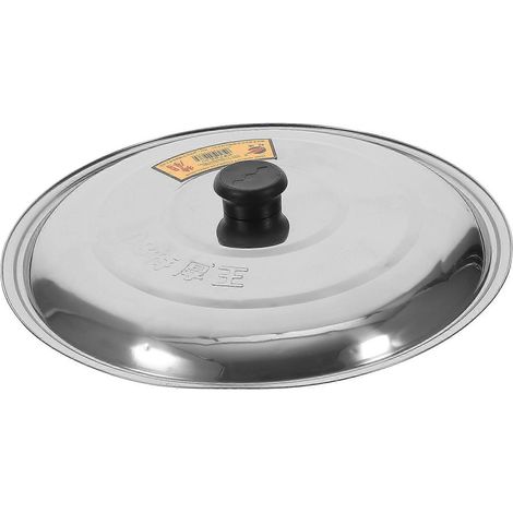 Multifunktionaler Topfdeckel Aus Edelstahl Für Den Hausgebrauch – 31,00 X 31,00 X 7,00 Cm – Schwarz