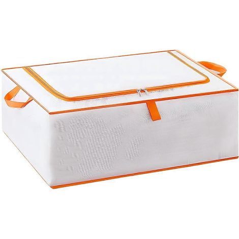 Aufbewahrungstasche Mit Reißverschluss Für Decken, Geräumige Bettdeckentasche, Bettwäsche-organizer – 60,00 X 50,00 X 30,00 Cm
