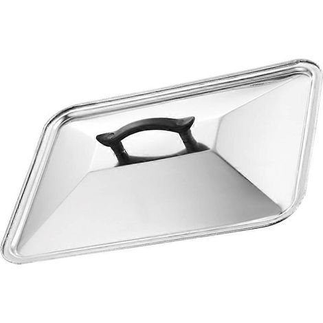 Edelstahl-topfdeckel, Spritzschutz, Topfschutz, Küchenutensil Für Den Privaten Und Gewerblichen Gebrauch (edelstahldeckel, 36 X 27 Cm)-3627