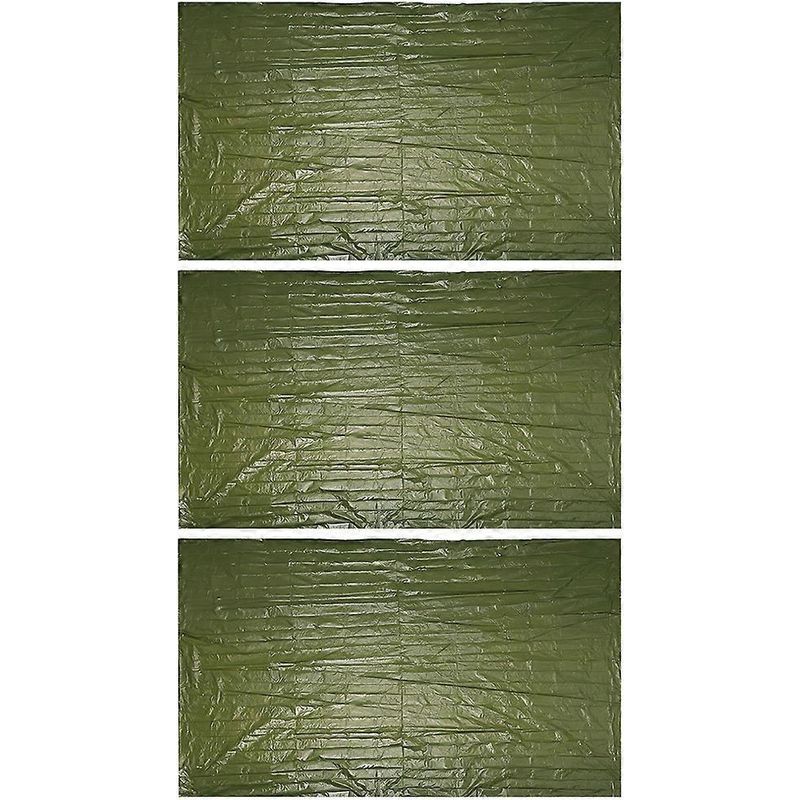 Set Mit 3 Camping-, Erste-hilfe- Und Überlebensdecken – 210 X 130 Cm