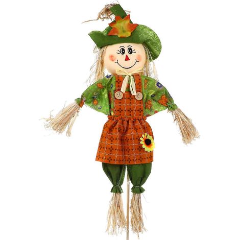 Halloween-vogelscheuche, Bezaubernde Vogelscheuchen-dekoration Für Garten Oder Thanksgiving-party – 66,00 X 34,00 X 4,00 Cm – Verschiedene Farben