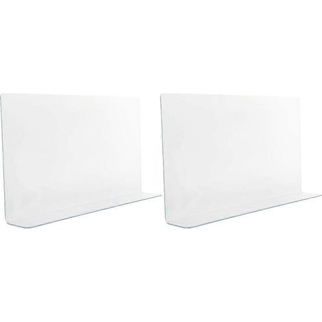 Set Mit 2 Pvc-spritzschutzleisten Für Badewanne Und Dusche – 40,00 X 12,00 X 4,00 Cm