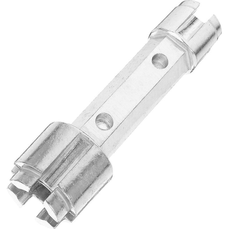 Ratschenschlüssel Für Badewanne, Abflussreiniger Für Badewanne, Doppelschlüssel Für Waschbecken – 15,00 X 4,40 X 4,40 Cm – Silber