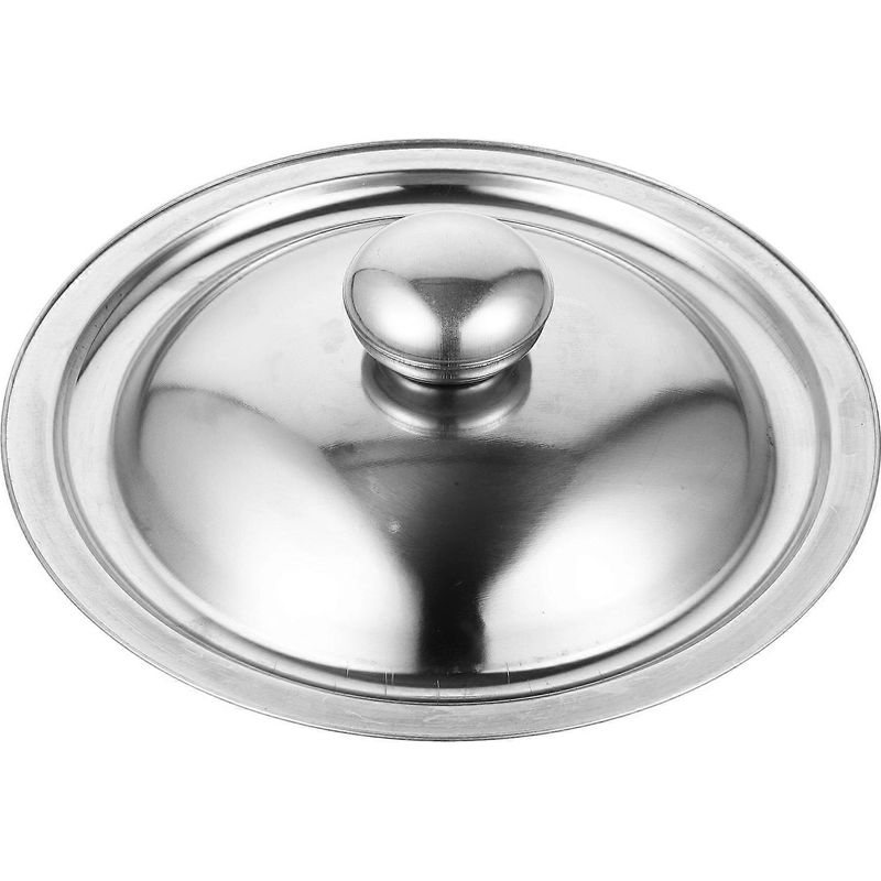 Multifunktionaler Bratpfannendeckel, Universeller Ersatzdeckel – 19,5 X 19,5 X 3,5 Cm – Silber