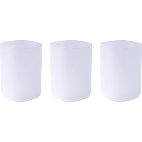 Set Mit 3 Kreativen Stiftehaltern/becherhaltern/schulmaterialboxen – 10,5 X 10,5 X 7,5 Cm
