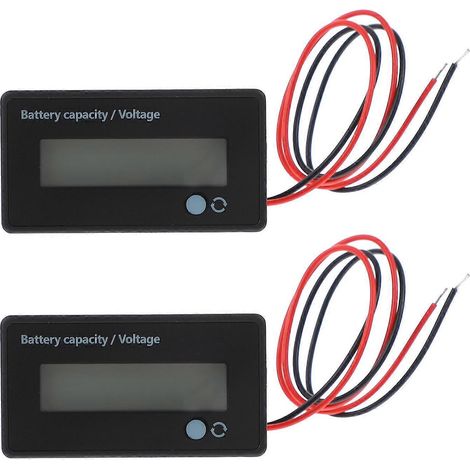 Lcd-batterietester, Kapazitäts- Und Spannungsanzeigen Für Fahrzeugbatterien – 6 X 3,3 Cm