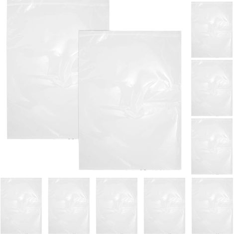 100 Transparente Cellophantüten 30 X 40 Cm, Einfacher Und Selbstklebender Verschluss, Widerstandsfähige Verpackung.