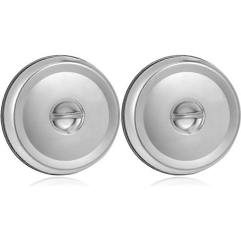 2er-set Praktische Steakhauben, Schutz Vor Lebensmittelstaub – 24,00 X 24,00 X 4,00 Cm – Silber