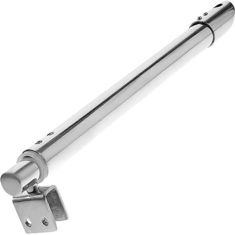 Rahmenlose Duschwandhalterung Aus Glas, Feste Duschtürhalterung – 35,8 X 5,6 Cm – Silber