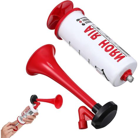 Tragbare Pneumatische Hupe, Leistungsstarkes Akustisches Warnsignalgerät Für Boote, Autos Und Sportveranstaltungen – 24,00 X 16,00 X 14,00 Cm
