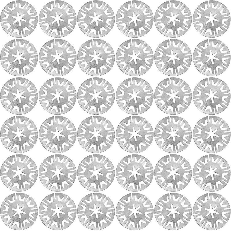 100 Robuste Hitzeschutzclips, Hitzeschutzfolien, Hitzeschutzteile – 3,00 X 3,00 X 0,50 Cm – Silber