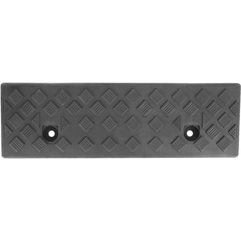 Zugangsrampe Aus Kunststoff Für Garage/motorrad, Schwellenmatte, Zugangsrampe Für Den Innenbereich – 47 X 14,7 Cm – Schwarz
