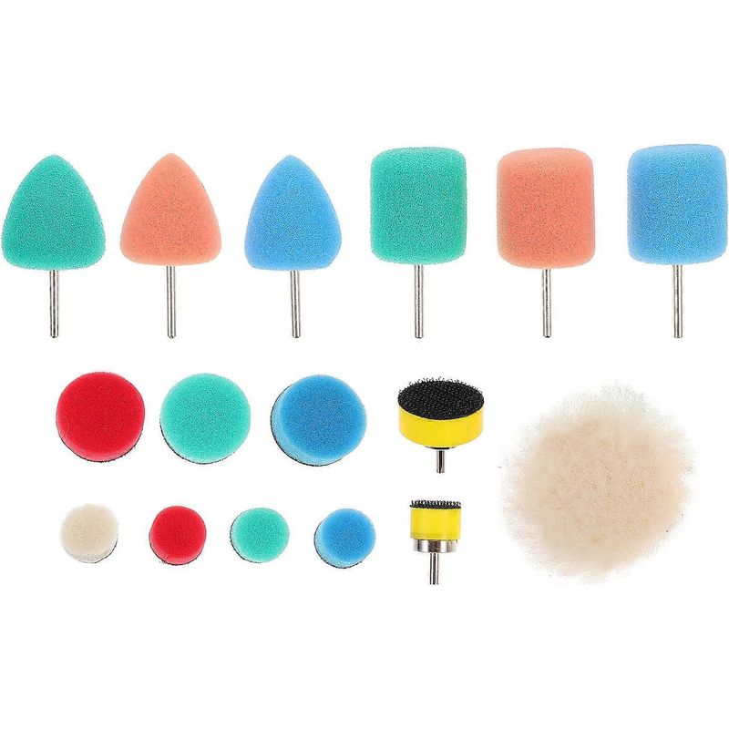16-teiliges Autopolierschwamm-set Mit Polierscheibe – 6 X 3 Cm