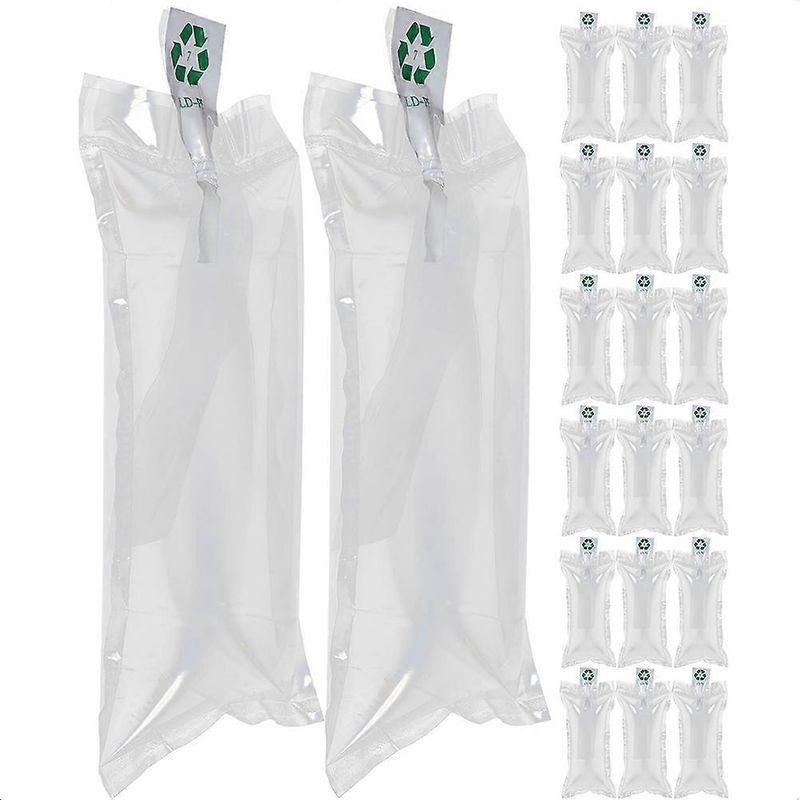 Packung Mit 100 Aufblasbaren Luftkissen Zur Lieferung – 15,00 X 10,00 X 3,00 Cm – Transparent