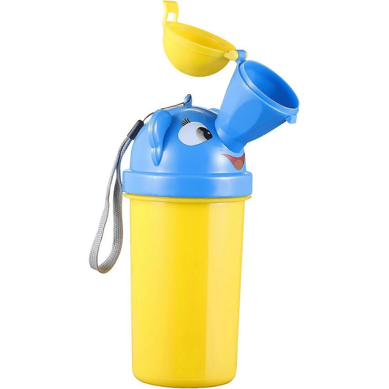Tragbares Auto-töpfchen Für Kleine Jungen, Reiseurinal Fürs Auto, Notfallurinal Für Babys – Gelb