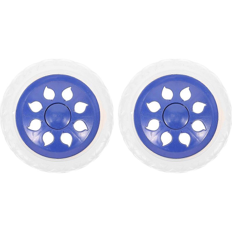 Set Mit 2 Universellen Ersatzrädern Für Einkaufswagen Oder Rollstühle – 16,5 X 16,5 Cm