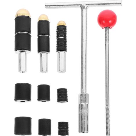 Sortiment An Wasserrohrstopfen (1/2 Zoll, 3/4 Zoll, 1 Zoll) – Wasserrohrstopfenschlüssel – 17,00 X 10,00 X 1,70 Cm