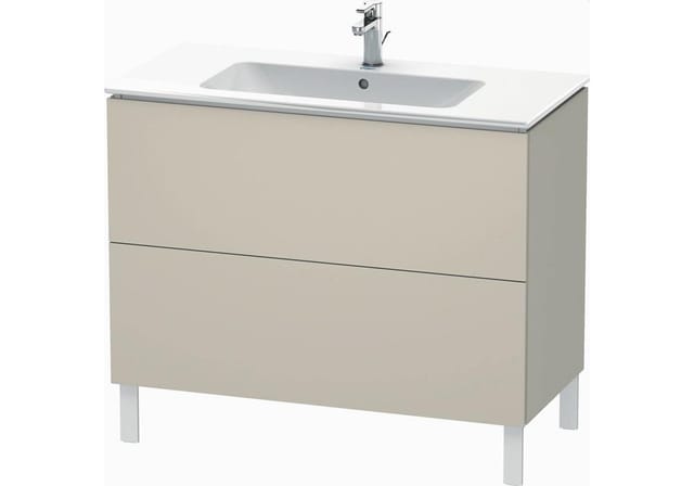 Duravit Waschtischunterschrank L-Cube 102x48,1cm, Tau matt, 2 Auszüge, stehend