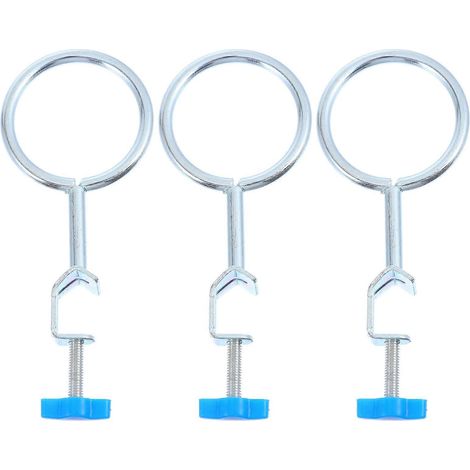 Set Mit 3 Laborstativen Inklusive Klemmen, Stativring Und Laborzubehör, Farben Zufällig – 15,00 X 6,50 X 2,00 Cm