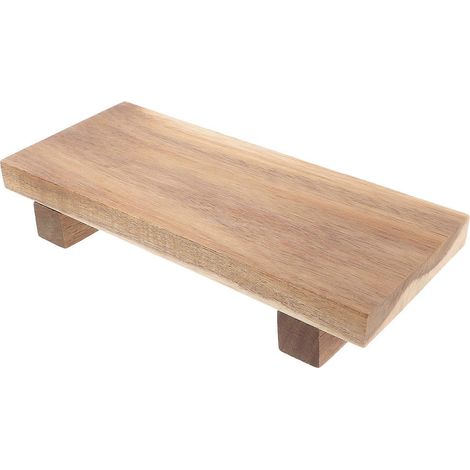 Seifenschale Aus Holz Auf Ständer, Holztablett Fürs Badezimmer – 22,00 X 9,50 X 4,00 Cm – Khaki