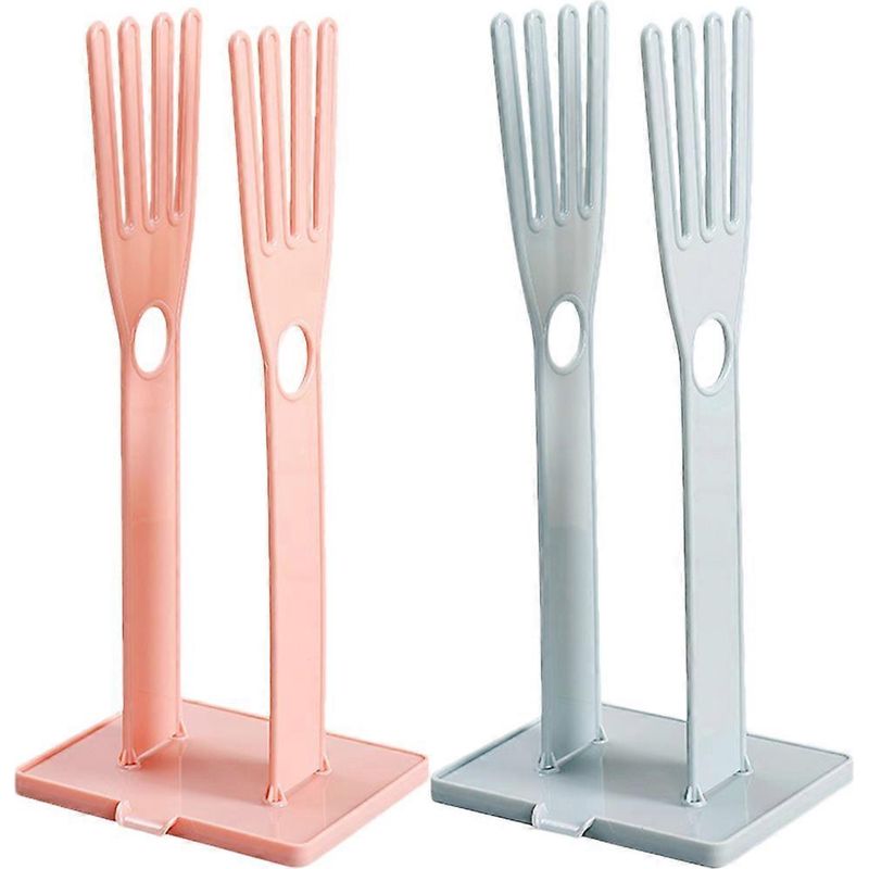 Set Bestehend Aus 2 Ofenhandschuhhaltern, Handschuhabtropfgestell, Aufbewahrungsständer Für Handschuhe Und Topflappen, Staubtuchhalter – 34,00 X 15,00 X 12,00 Cm