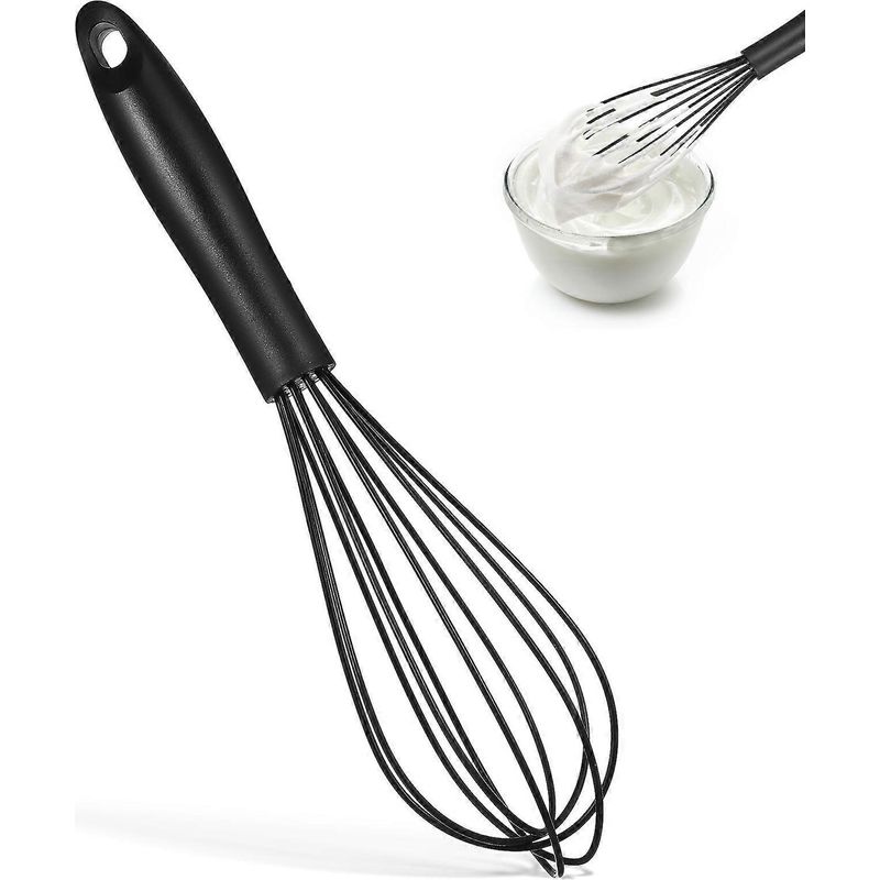 Handschneebesen, Silikonschneebesen, Ballonschneebesen, Metallschneebesen, Teigschneebesen, Silikonschneebesen Zum Kochen – 27,00 X 6,50 X 5,20 Cm