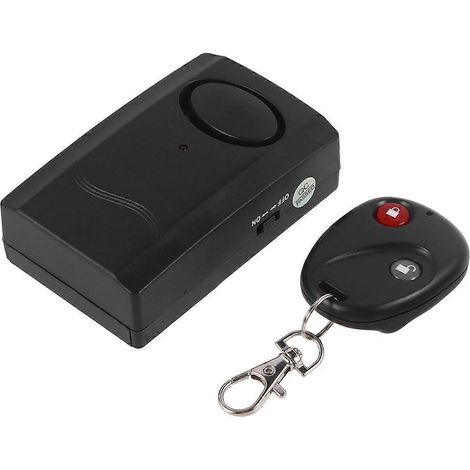 Tragbarer Diebstahlalarm Für Motorräder, Roller Und Mopeds Mit Fernbedienung (schwarz) - Schwarz