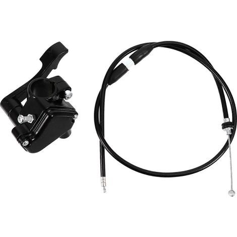 1 Satz Motorrad-gasgriff Mit Gaszug – 9 X 7,5 Cm – Schwarz