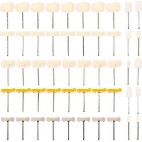 50-teiliges Premium-polierkopf-set Aus Kaschmir – 4,5 X 2 Cm
