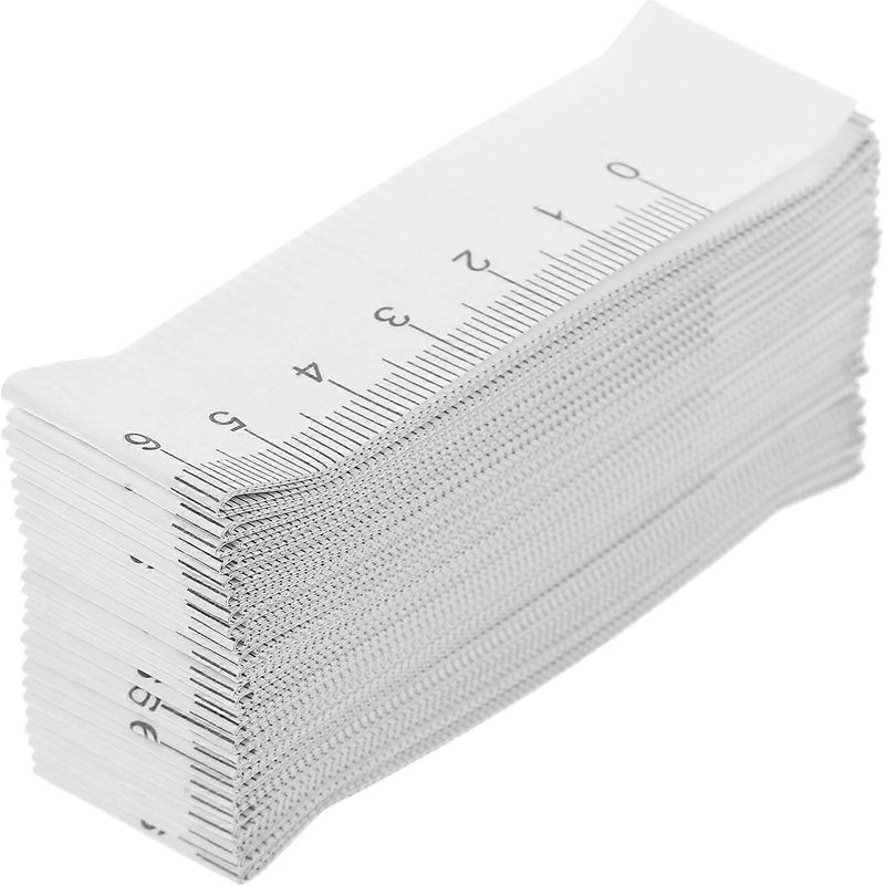 100 Doppelseitige Einweg-papiermessbänder Zur Wundmessung – 100,00 X 2,50 X 0,01 Cm