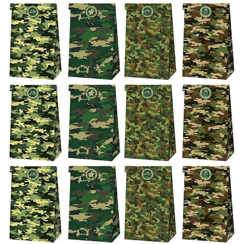 Set Verpackungsbeutel Für Süßigkeiten, Snacks Und Lebensmittel – 19,8 X 11,9 X 7,8 Cm – Grün