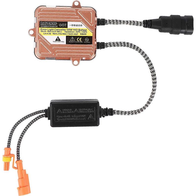 Hid-schnellstartstabilisator Für Autos Und Motorräder, Cc-vorschaltgerät – 8,5 X 8 Cm – Gold