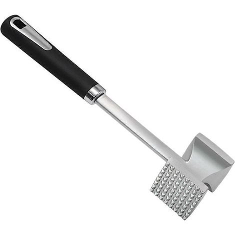Steakhammer Für Restaurants, Praktischer Fleischhammer, Fleischhammer Für Zuhause (schwarz) – 27,00 X 6,50 X 4,50 Cm – Schwarz
