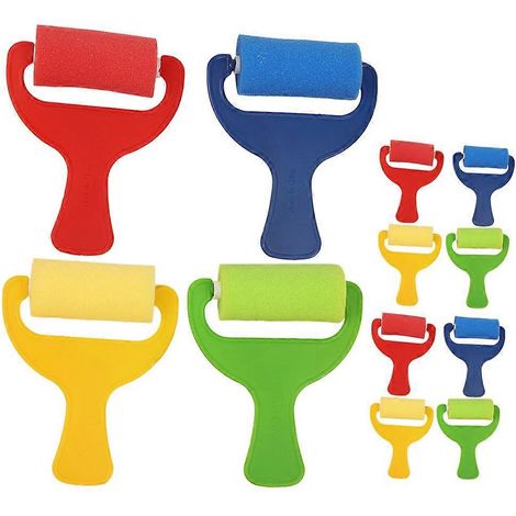 Set Mit 12 Schwammpinseln Zum Malen, Diy-malzubehör – 13,00 X 11,00 X 3,00 Cm